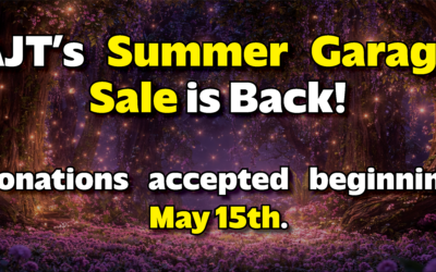 AJT’s Annual Garage Sale is BACK – Now Accepting Donations!
